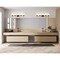 Z-Lite Grayson Vanity, 5-Light, 40 In.W x 5.75 In.L x 8.5 In.H, Matte Black/Clear + Etched Opal 1949-5V-MB - alternate 2